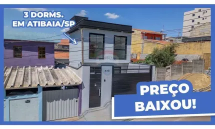 Casa para venda em nova cerejeira de 113.10m² com 3 quartos, 1 suite e 2 garagens