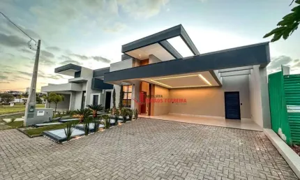 Casa de condomínio para venda em terras alphaville mirassol de 147.00m² com 3 quartos, 3 suites e 4 garagens
