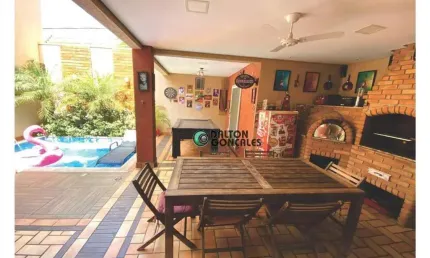 Sobrado para venda em chácara do trevo de 210.00m² com 3 quartos, 1 suite e 3 garagens