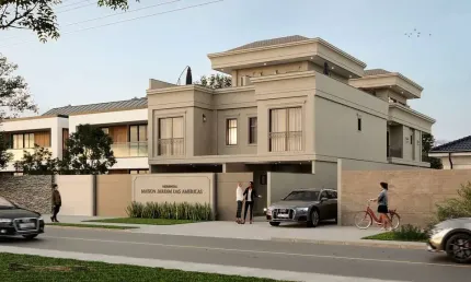 Sobrado para venda em jardim das américas de 138.00m² com 3 quartos, 1 suite e 2 garagens