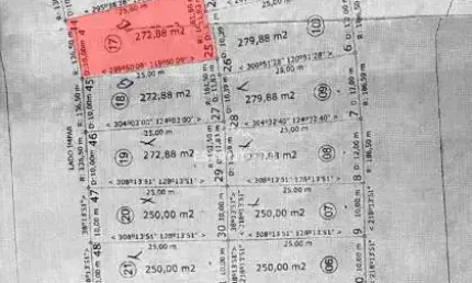 Terreno para venda em jardim maria cristina de 273.00m²