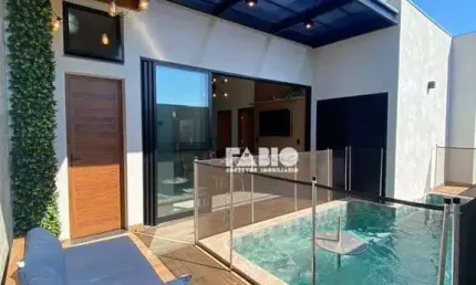 Casa de condomínio para venda em terras alphaville mirassol de 156.00m² com 3 quartos, 3 suites e 4 garagens