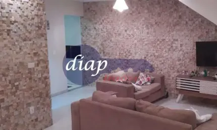 Excelente sobrado no jardim penha todo mobiliado com 3 dormitórios, varanda, sala para dois ambientes, cozinha planejada, área de serviço com churrasq