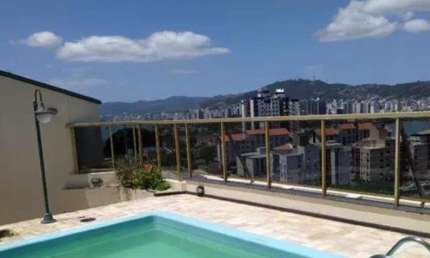 Cobertura para Venda em Florianópolis, Coqueiros, 2 dormitórios, 1 suíte, 3 banheiros, 2 vagas