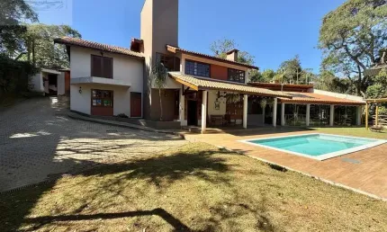 Bela casa  no parque imperial da cantareira: 4 quartos, 3 suítes, 3 salas, 6 banheiros, 380m² - serra da cantareira-sp.