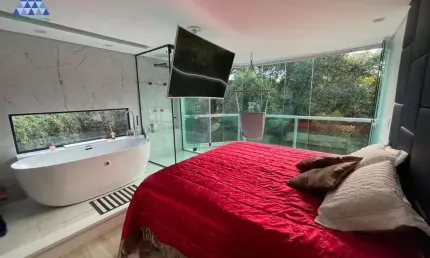 Casa em condomínio fechado com 4 quartos à venda na das hortências, 600, pirucaia, mairiporã por r$ 2.960.000