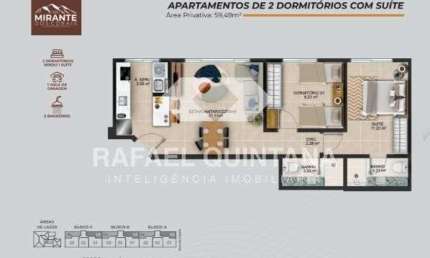 Apartamentos de 2 e 3 Quartos à Venda em Coqueiros, Florianópolis - SC