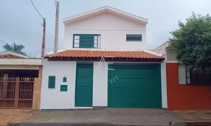 Sobrado para venda em vila tibério de 150.00m² com 3 quartos, 1 suite e 2 garagens
