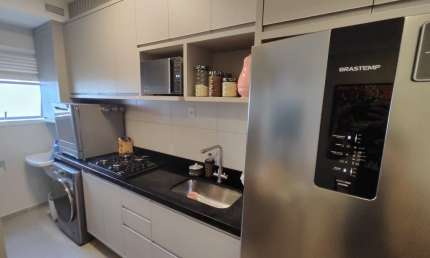 Apartamento prox Av Conceição 02 dormitórios com suíte e 02 vagas de garagem.