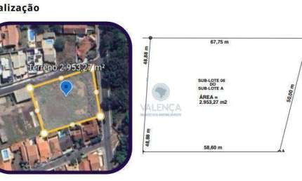 Terreno à venda, 2953 m² por R$ 4.500.000,00 - Nova Gardênia - Atibaia/SP