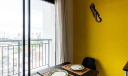 Apartamento com 1 quarto para alugar na Avenida dos Carinás, Indianópolis, São Paulo