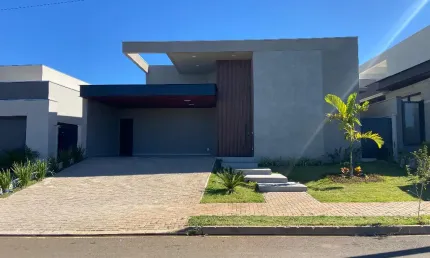 Residência térrea nova no condomínio residencial tamboré bauru