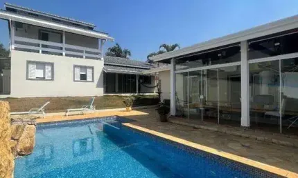 Casa com 5 dormitórios à venda, no condomínio vale do sol - bom jesus dos perdões/sp - ca5683