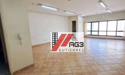 Sala comercial em vão livre com 2 banheiros e uma vaga nas Perdizes