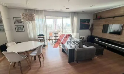 Apartamento com 2 suítes, closet, ar-condicionado, depósito privativo e 2 vagas para venda na Vila Romana