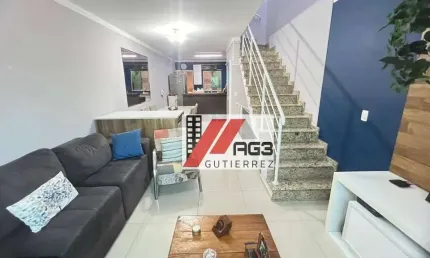 Sobrado mobiliado em condomínio fechado com 2 suítes, 2 vagas e área gourmet na Vila Guilherme