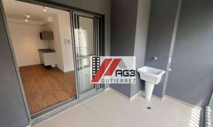 Apartamento novo de 1 dormitório com suíte, ar-condicionado, varanda e lazer completoem Pinheiros
