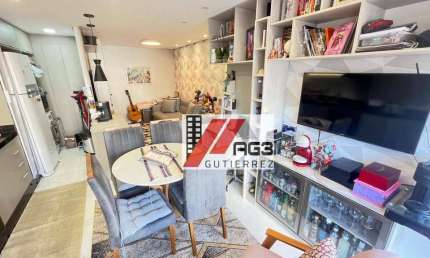 Apartamento de 2 dormitórios, lazer na cobertura e uma vaga de garagem no Jardim São Paulo