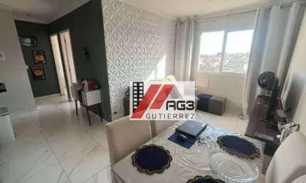 Apartamento com 2 dormitórios rico em móveis planejados, vaga de garagem e lazer completo na Cachoeirinha