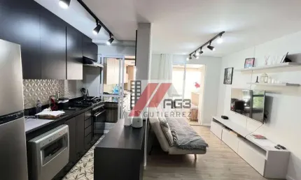 Apartamento mobiliado de 3 dormitórios, suíte com ar-condicionado, varanda, lazer completo e 2 vagas nas perdizes