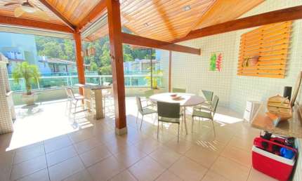 LINDA COBERTURA DUPLEX, TOTALMENTE MOBILIADA, NA PRAIA MAIS PROCURADA DE UBATUBA