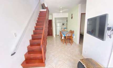Praia Grande - Cobertura Duplex com 3 dormitórios, sendo 1 suíte e terraço gourmet.