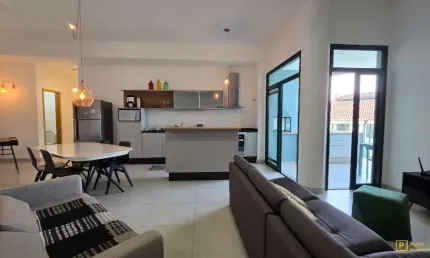 Excelente apartamento com vista mar, amplo, mobiliado e decorado