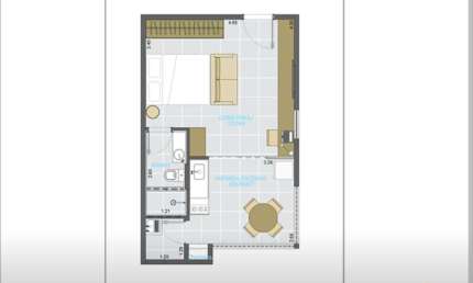 Studio Próximo as Praias do Tenório, Praia Grande e Itaguá