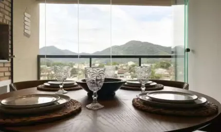 Apartamento mobiliado em empreendimento novo de alto padrão