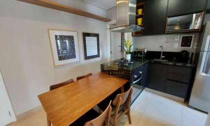 Apartamento com 1 dormitório para alugar, 55 m² por R$ 5.945,00/mês - Vila Homero - Indaiatuba/SP