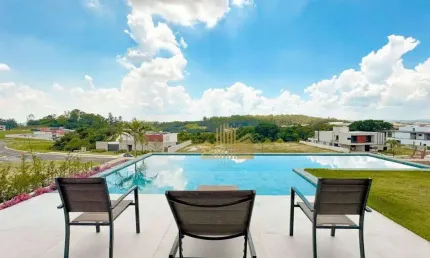 Sobrado com 4 dormitórios à venda, 310 m² por r$ 3.920.000,00 - parque villa dos pinheiros - indaiatuba/sp