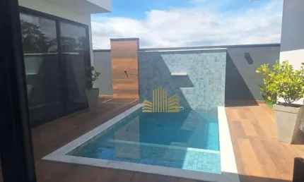 Casa com 4 suítes em condomínio - Jardim Residencial Helvétia Park II - Indaiatuba/SP