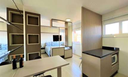 Apartamento com 1 dormitório para alugar, 29 m² por R$ 1.590/mês - São Francisco - Curitiba/PR
