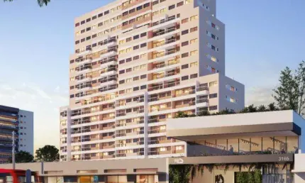 Apartamento com 1 dormitório à venda, 34 m² por r$ 315.000,00 - portão - curitiba/pr