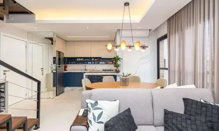 Apartamento duplex com 2 dormitórios à venda, 78 m² por r$ 998.000,00 - vila izabel - curitiba/pr