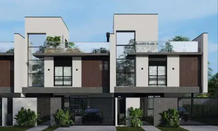 Sobrado triplex no portão - 3 suites - residencial felicitá 2