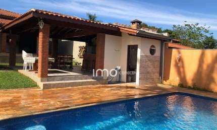 Chácara  com piscina, pomar, belo gramado, no bairro - PARQUE ESPELHO D AGUA - Jundiaí  - R$ 1.200.000 - Não Financia -