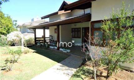 Casa  Cond.  Vista Alegre em Vinhedo SP  512m² A.C   826m² A.T.  4 Quartos sendo 3 Suítes, Área Gourmet Completa, Piscina , 6 vagas, Bela Vista !!!