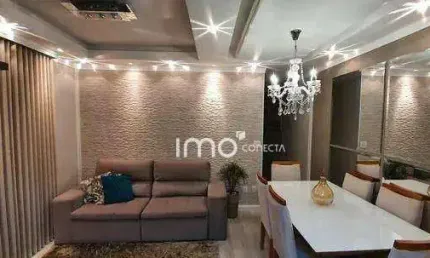 Apartamento com 2 quartos à venda, 54 m² por r$ 350.000 - condomínio vivarte medeiros - jundiaí/sp
