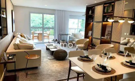Apto no Cond. Le Parc Residence Jundiaí - 165m² - 4 Quartos sendo 3 Suítes, 4 vagas, mobiliado !