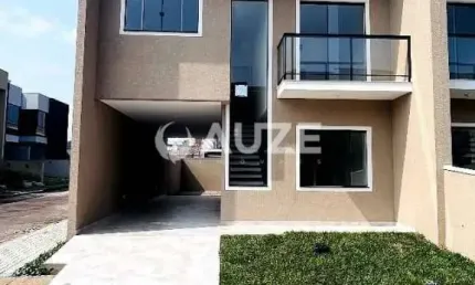 Sobrado de esquina à venda em condomínio fechado no costeira, são josé dos pinhais, pr