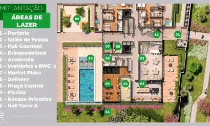 APTO 3 DORMS, SUÍTE, 77 M2 PRIVATIVOS - ÉQUI SEMINÁRIO