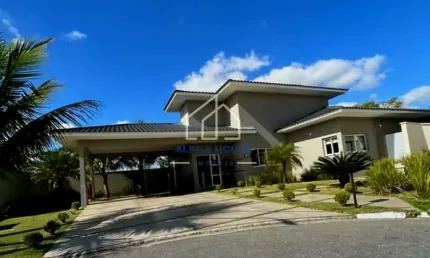 Linda Casa para venda e locação, Condomínio Residencial Real Ville,  alto padrão, 4 suítes com ar c