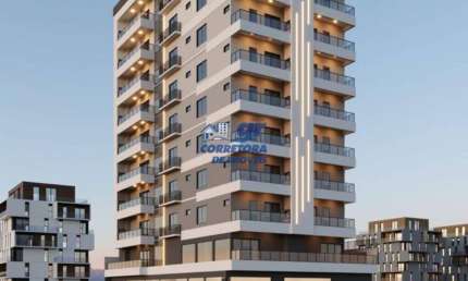 Apartamento em construção com 2 suítes à venda, 77 m² por R$ 712.000 - Gravatá - Navegantes/SC
