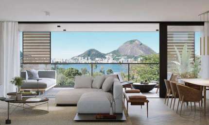 Apartamento para Venda em Rio de Janeiro, LAGOA, 4 dormitórios, 4 suítes, 5 banheiros, 2 vagas