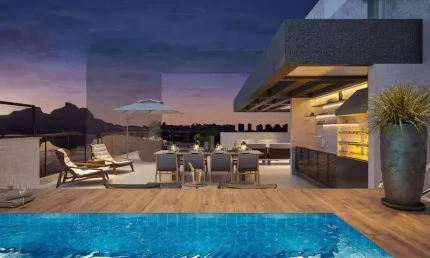 Cobertura Horizontal para Venda em Rio de Janeiro, BARRA DA TIJUCA, 2 dormitórios, 2 suítes, 4 banheiros, 4 vagas