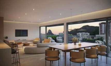 Apartamento para Venda em Rio de Janeiro, HUMAITÁ, 4 dormitórios, 2 suítes, 5 banheiros, 2 vagas