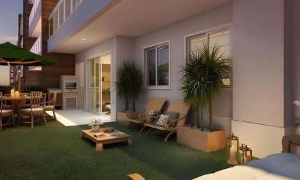 Apartamento Garden para Venda em Rio de Janeiro, RECREIO DOS BANDEIRANTES, 2 dormitórios, 1 suíte, 2 banheiros, 1 vaga