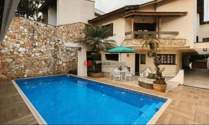 Casa com 4 quartos para alugar na Rua Jaguari, Campestre, Santo André