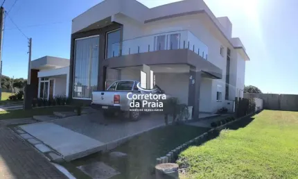 Casa em Condomínio para Venda em Tramandaí, Emboaba, 4 dormitórios, 3 suítes, 4 banheiros, 2 vagas
